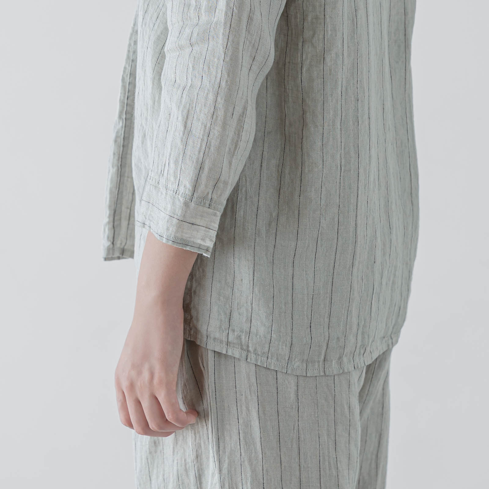 T　長袖ブラウス _ ライムライト _ [受注生産]