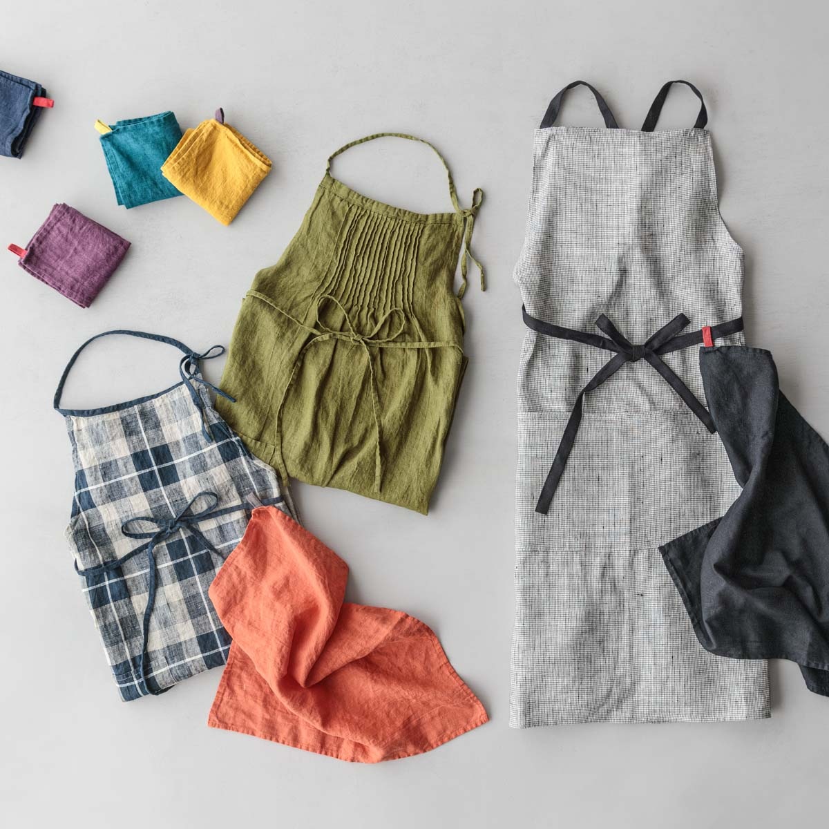 フルエプロン ミラ _ パルセル・ダークブルー