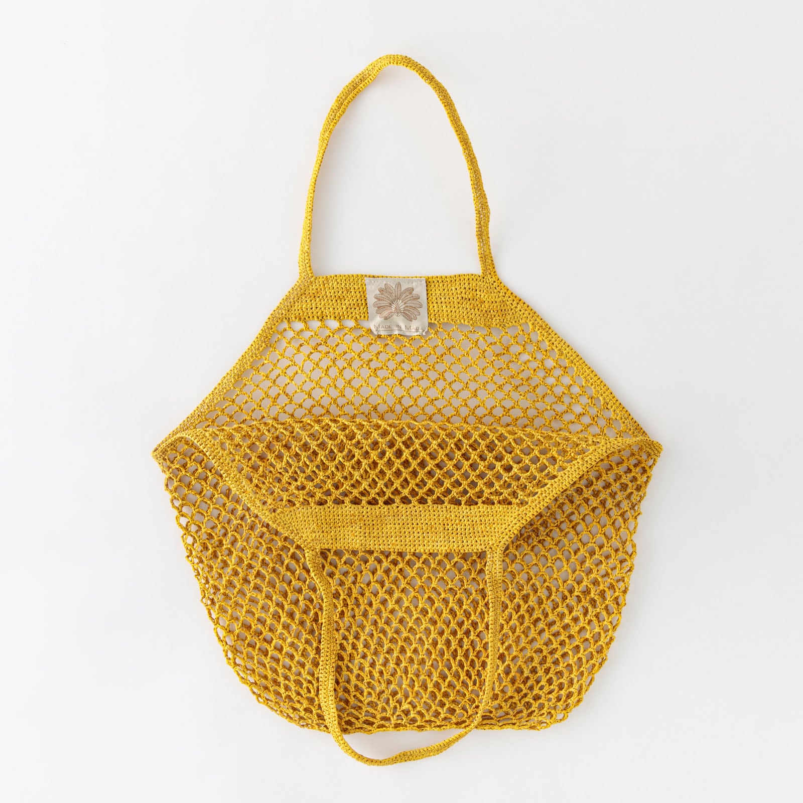 NIRINA ラフィアバッグ Yellow