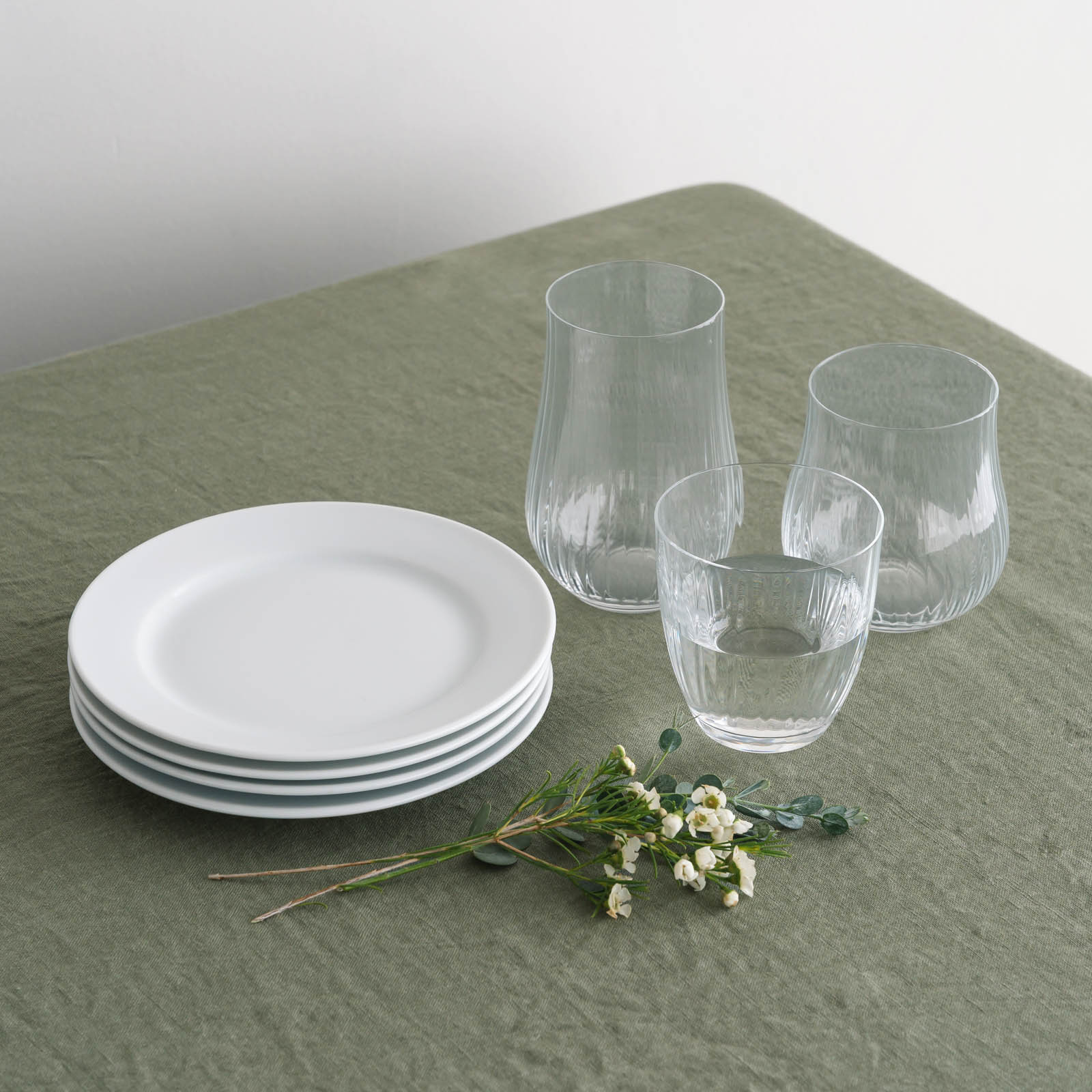 テーブルクロスL  _ エルムグリーン