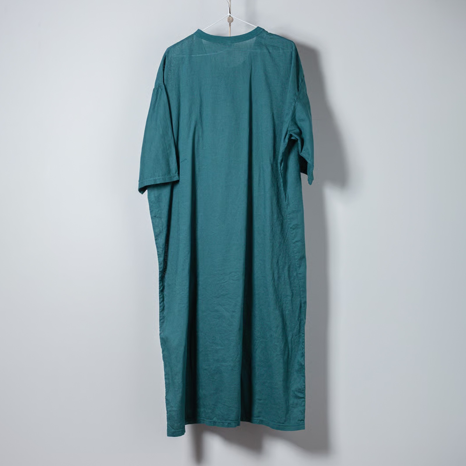 ARTE POVERA _ リネンコットン クルーワンピース _ ダークブラウン