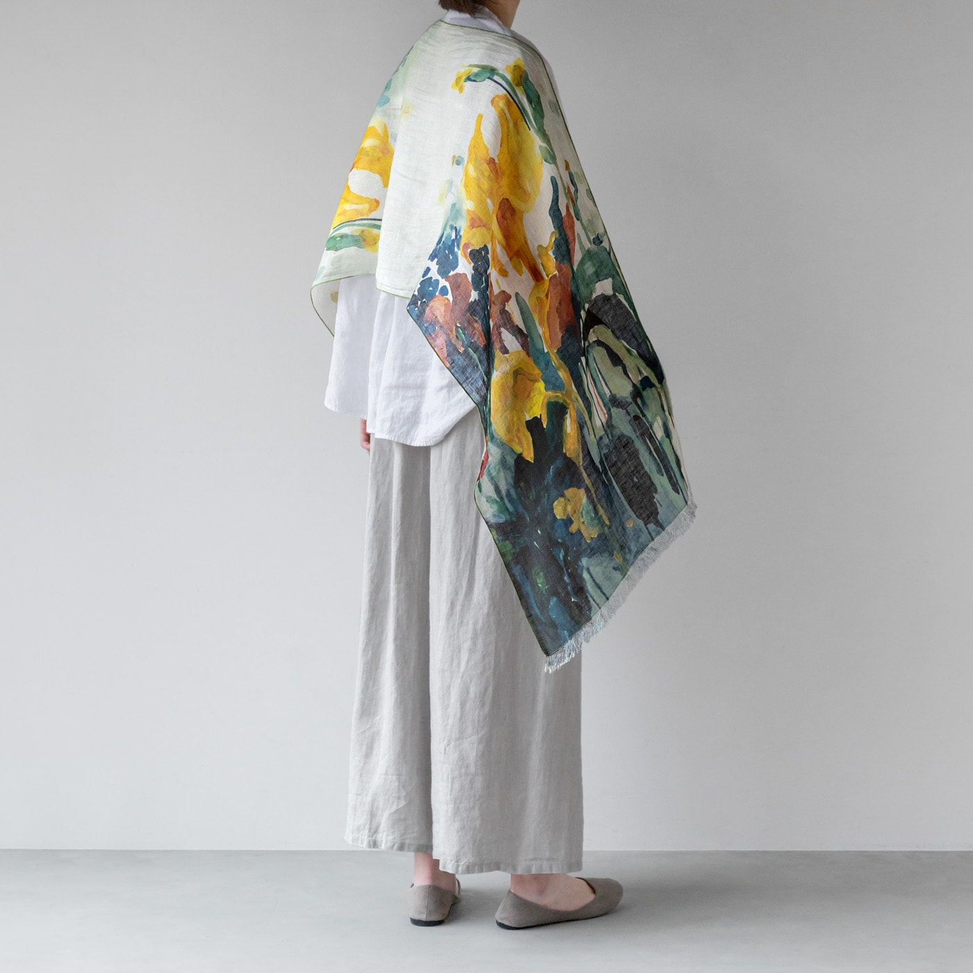 ショール アイリス＆ハンカチセット