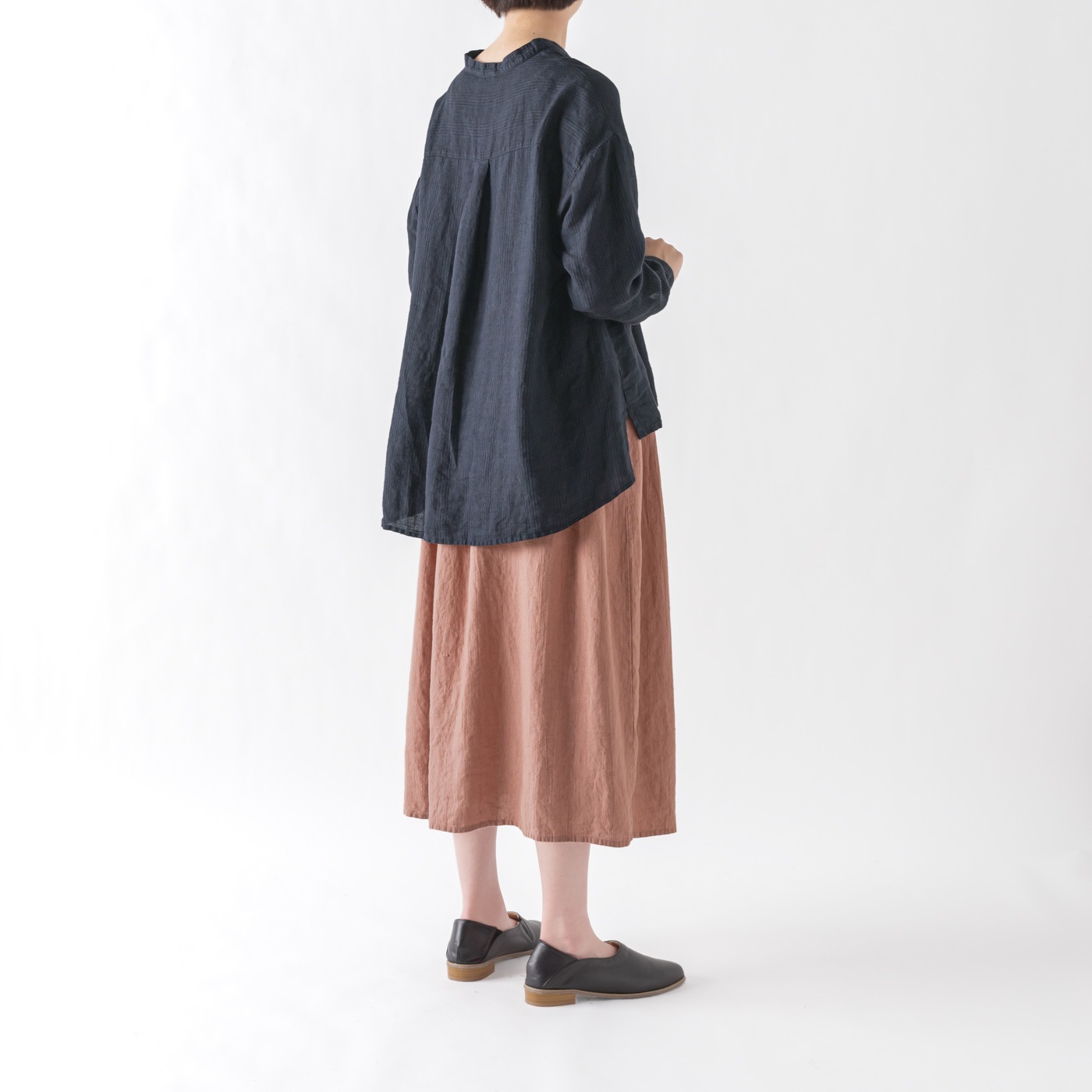 E54-14 スキッパーブラウス _ ピオッジャ