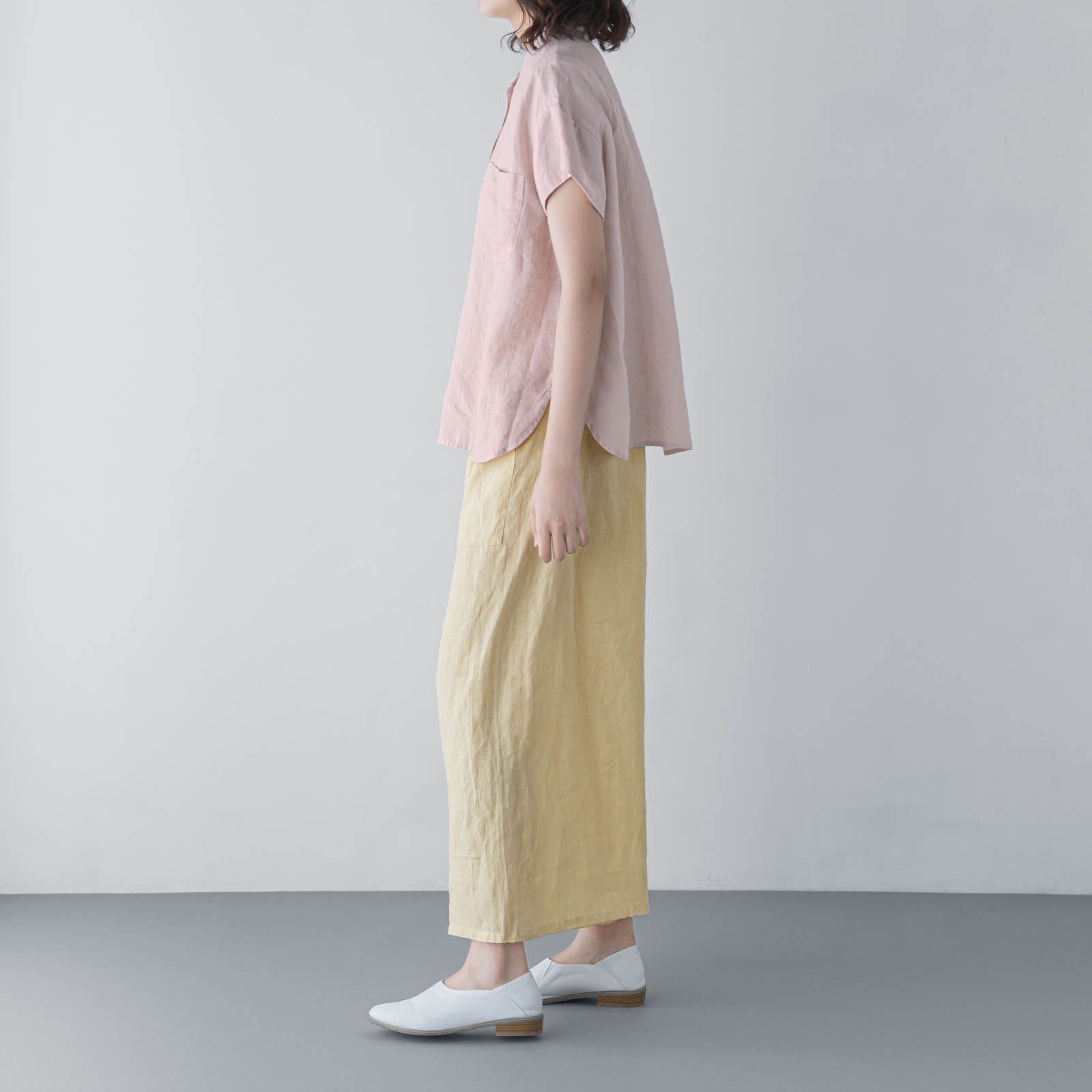 BEIGE, HYACINTH ハイアシンススタンドカラーブラウスSIZE 2 | ヤマダ 