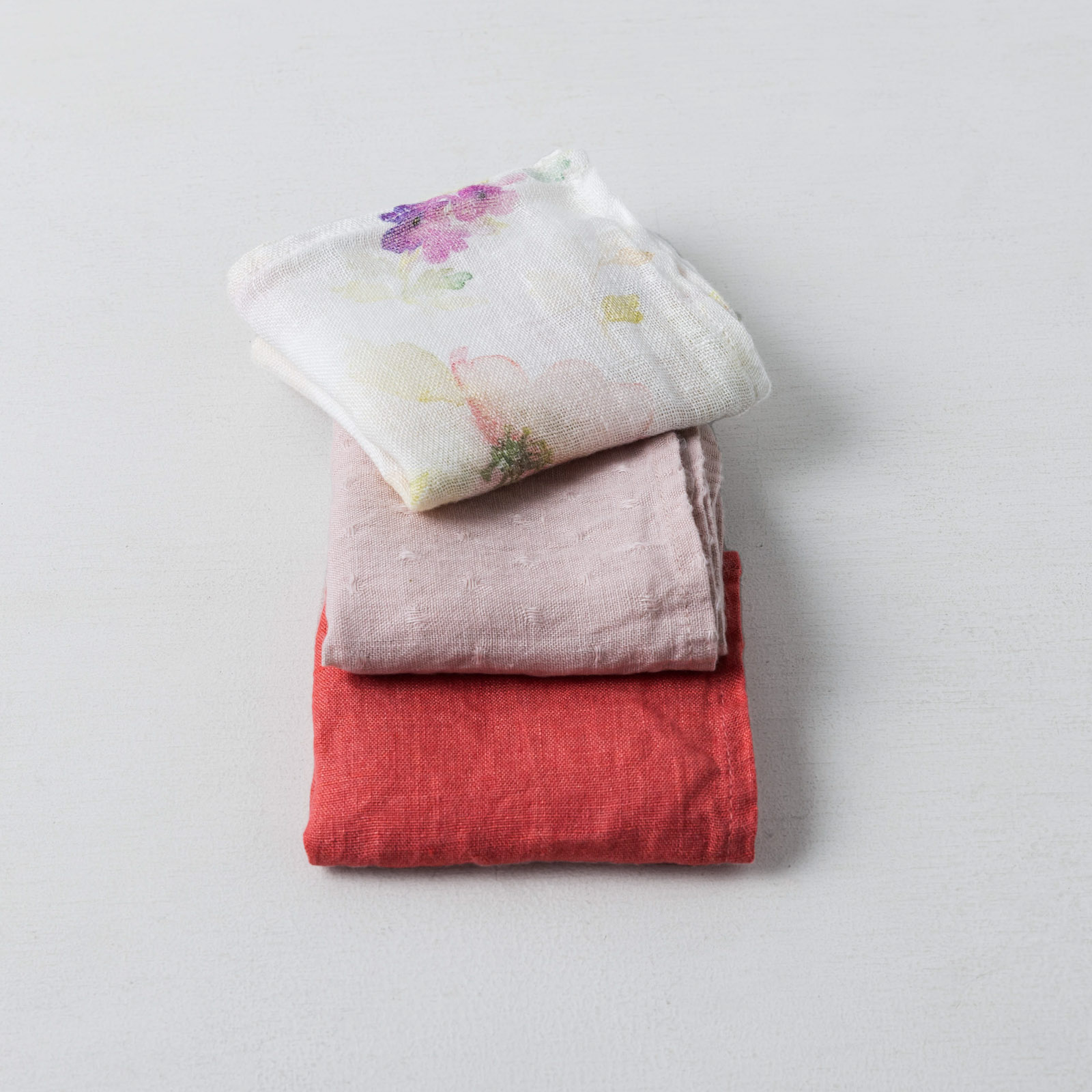 ハンカチ _ コーラル