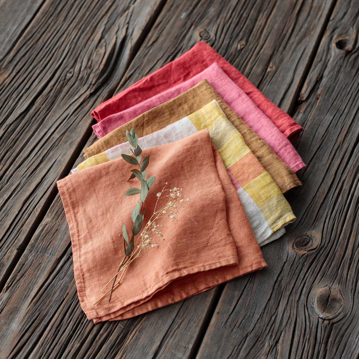 ハンカチ _ コーラル