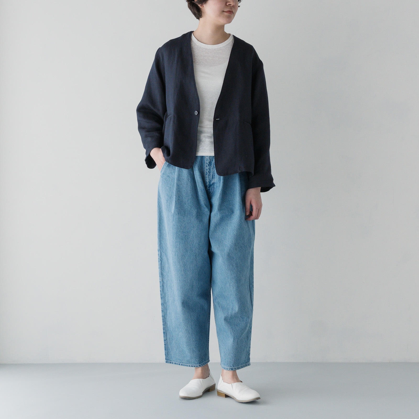 ARTE POVERA _ デニム 2タックパンツ _ ライト