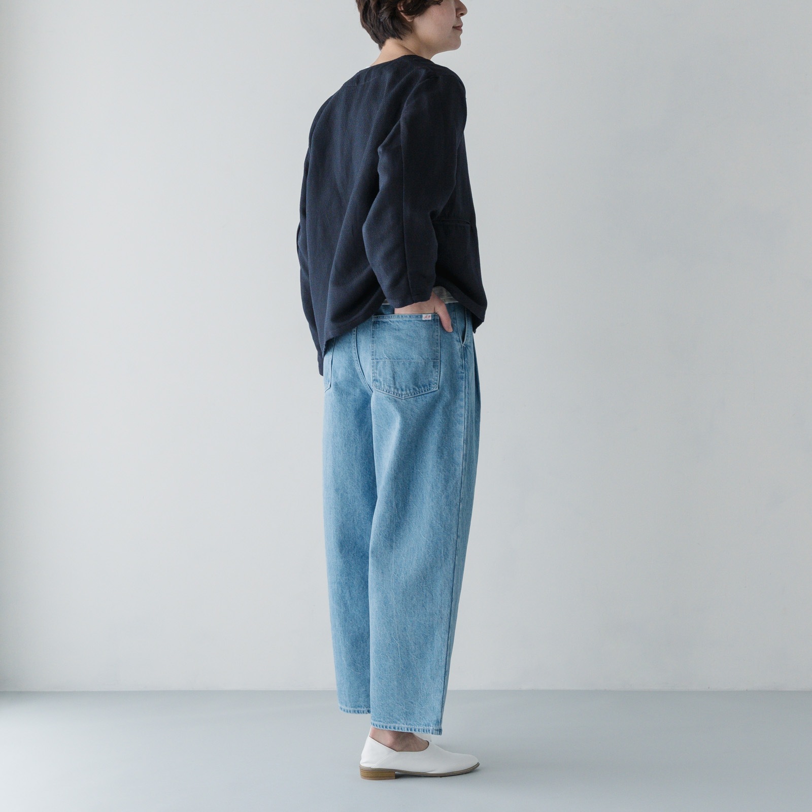 ARTE POVERA _ デニム 2タックパンツ _ ライト