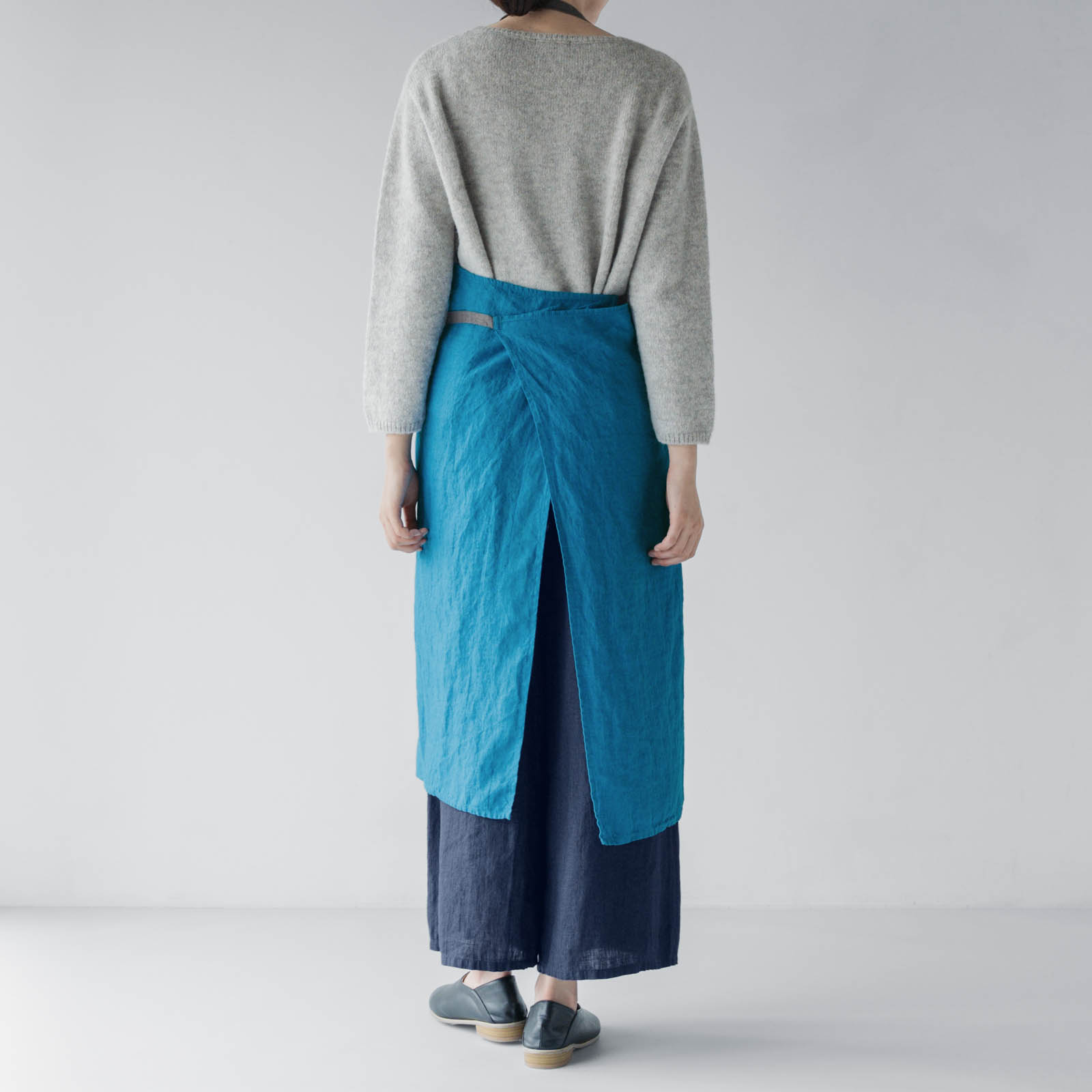 フルエプロン マノン _ ミノルカブルー