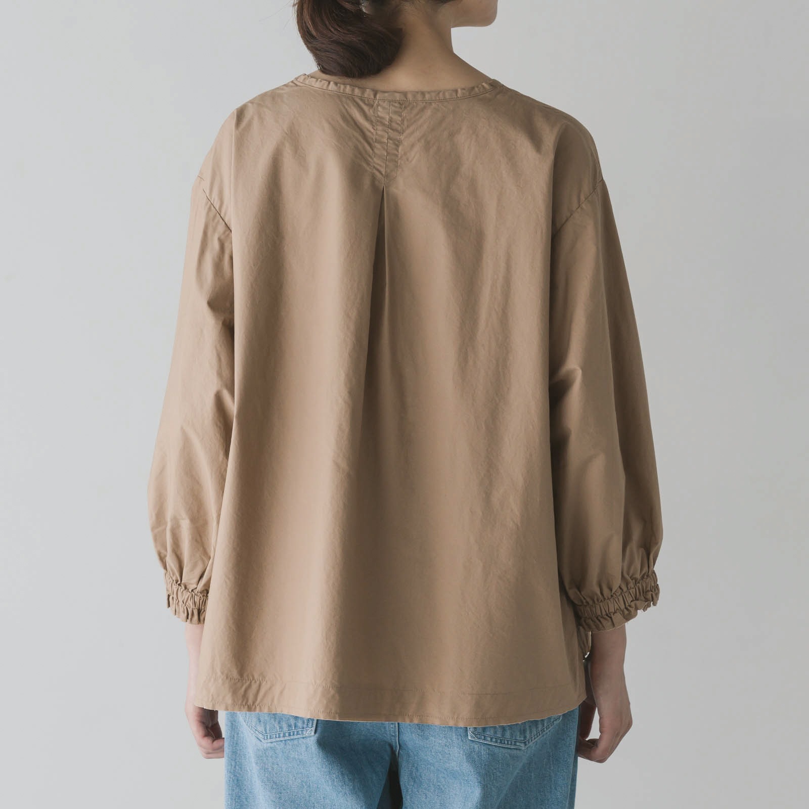 ARTE POVERA _ タイプライター _ クルーワイドシャツ _ テラコッタベージュ