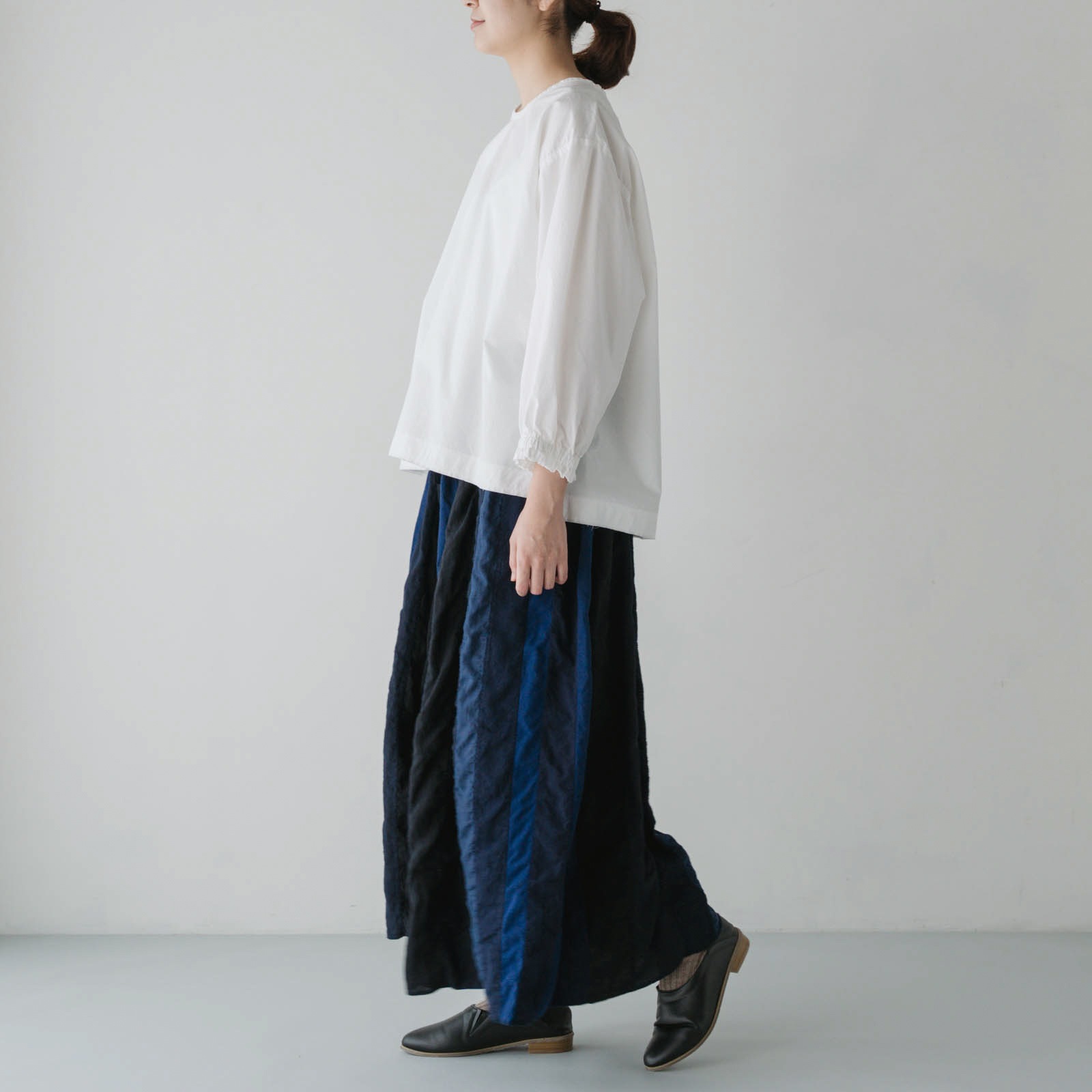 ARTE POVERA _ タイプライター _ クルーワイドシャツ _ テラコッタベージュ