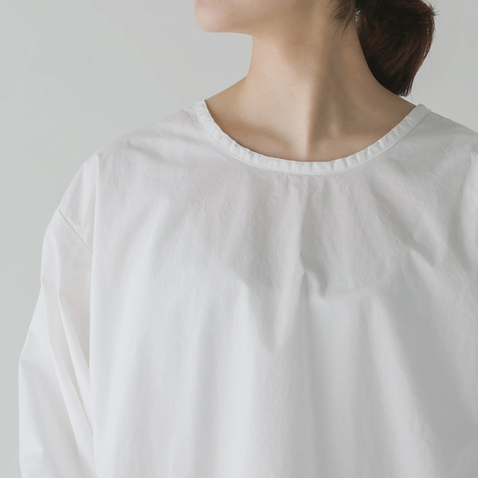 ARTE POVERA _ タイプライター _ クルーワイドシャツ _ テラコッタベージュ