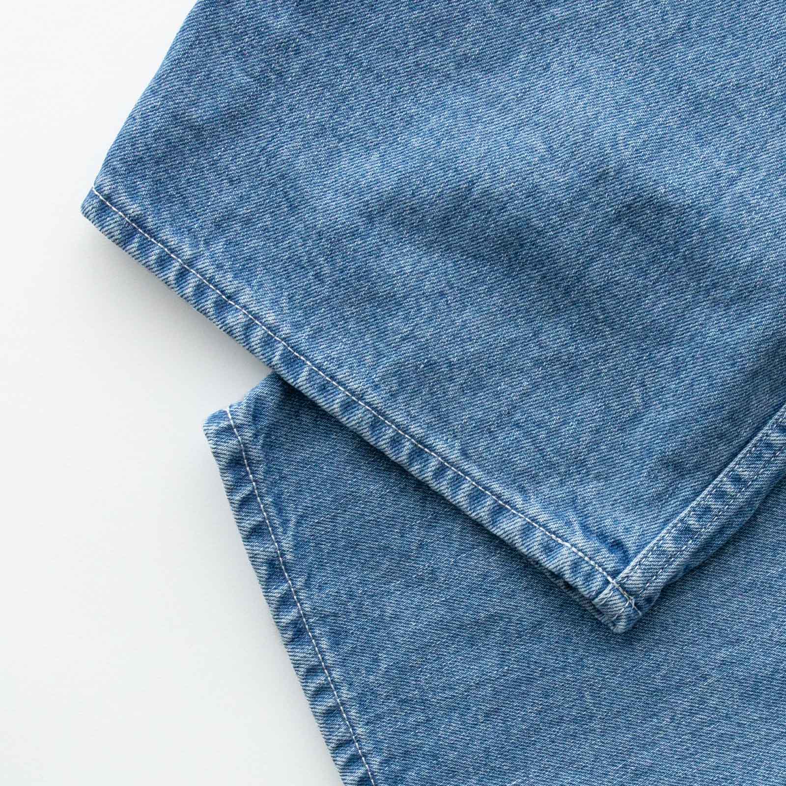 デニム 2タックパンツ _ ダーク