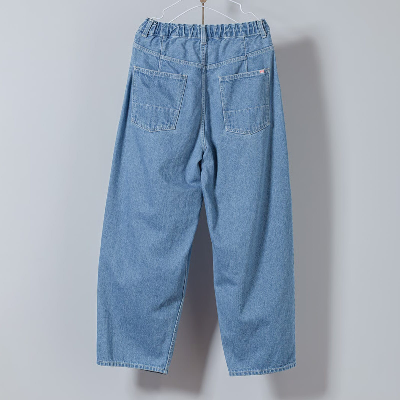 デニム 2タックパンツ _ ダーク