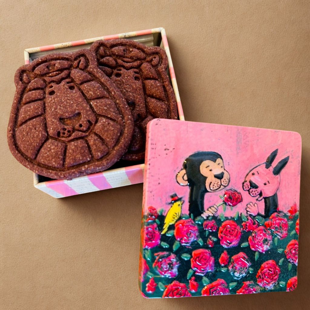 ライオンチョコサブレのミニクッキー缶