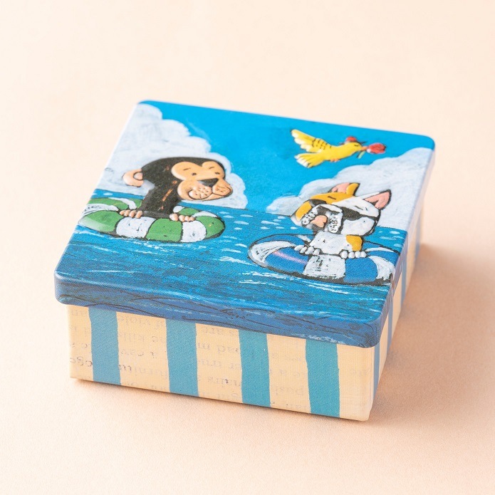 ライオンサブレのミニクッキー缶