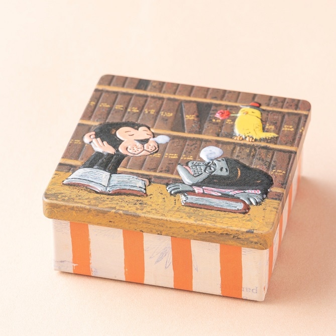 ライオンサブレのミニクッキー缶