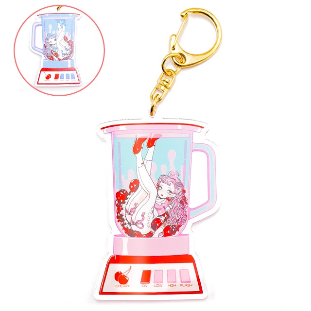 チェリーダイナーアクリルキーホルダー　／Yummy!　-LISTEN FLAVOR