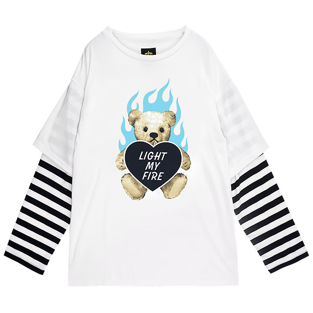 LISTEN FLAVORåե졼Сե䡼ϡȥ٥  쥤䡼T WHITE