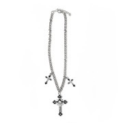 クロスロザリオネックレス 【シルバー】  /リッスンセレクト