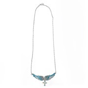 天使の羽根ネックレス 【BLUE】  /リッスンセレクト