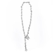 バタフライハート有刺鉄線ネックレス 【シルバー】  /リッスンセレクト