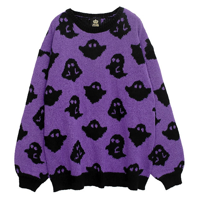 リッスンフレーバー★おくすり総柄BIGパーカー★黒×ピンク＆パープルグラデ TOPS & SUMMER Collection 2024｜LISTEN FLAVOR(リッスン