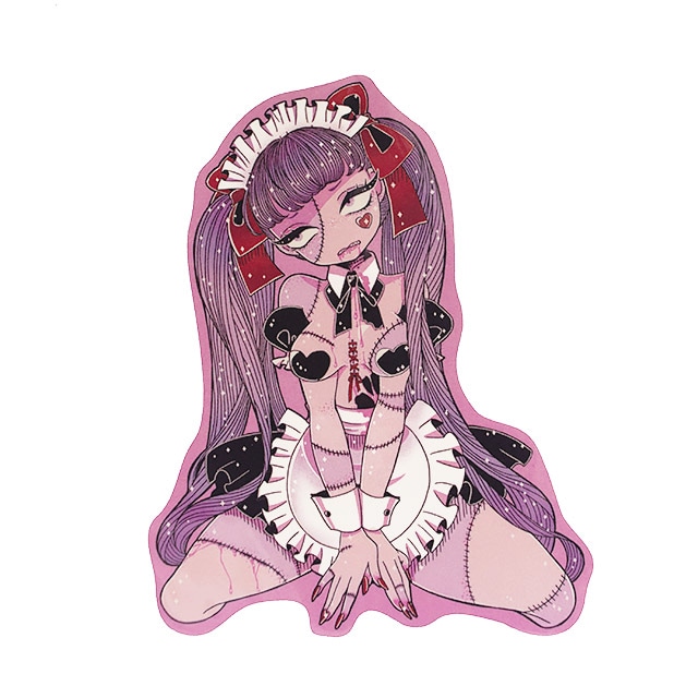 ゾンビメイドステッカー／Yummy!｜LISTEN FLAVOR(リッスンフレーバー