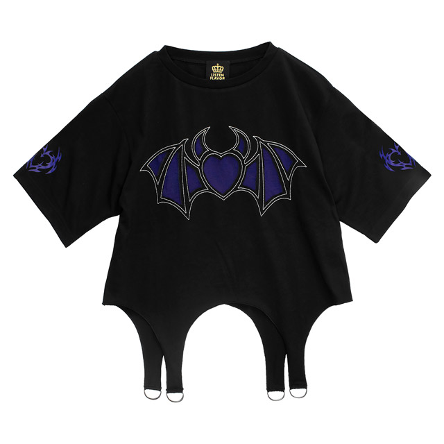 ヴァンパイアハート くり抜きガータートップス【BLACK】｜LISTEN