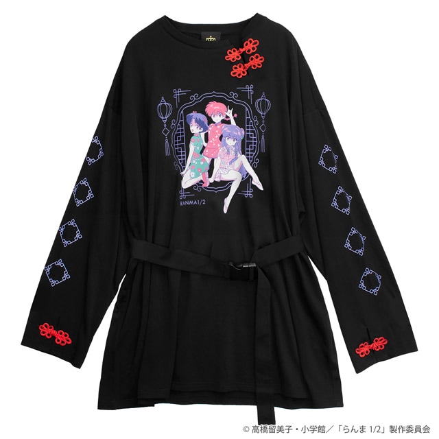 らんま1/2 ヒロインズベルトロンT【BLACK】 / らんま1/2×リッスン