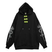 ソウルコン パーカー お値下げ中 ドラゴンハートチャイナパーカー【BLACK×BLUE】｜LISTEN FLAVOR