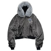 LISTEN FLAVOR����å���ե졼�С����鯤ȵ����MA-1�ա��ɥ֥륾���BLACK��