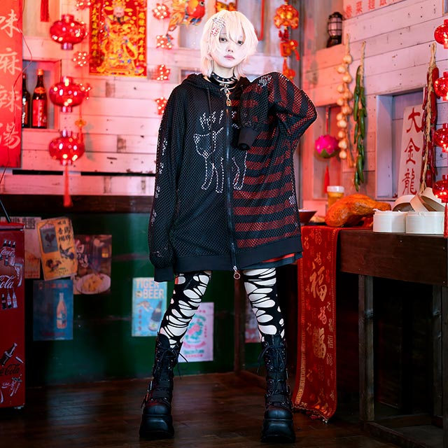 LISTEN FLAVORåե졼СΤåץ륪С BLACKRED