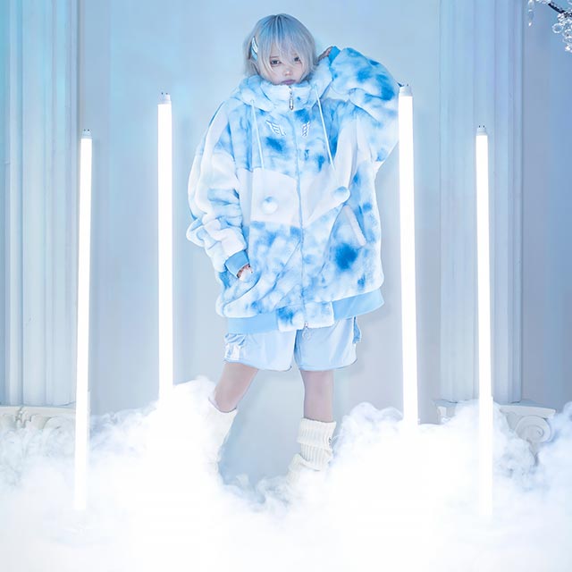 LISTEN FLAVORåե졼СŷȤ2WAY㡼ѥġL.BLUEWHITE