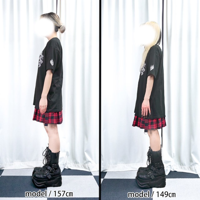 LISTEN FLAVOR����å���ե졼�С����ɥ饴����㥤��T����ġ�BLACK��RED��