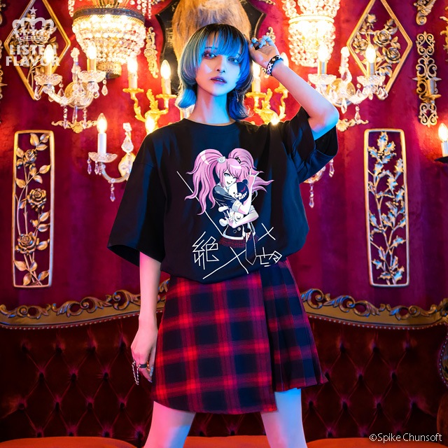 江ノ島盾子の絶望tシャツ Black ダンガンロンパ1 2 Reload リッスンフレーバー Listen Flavor リッスンフレーバー 公式通販