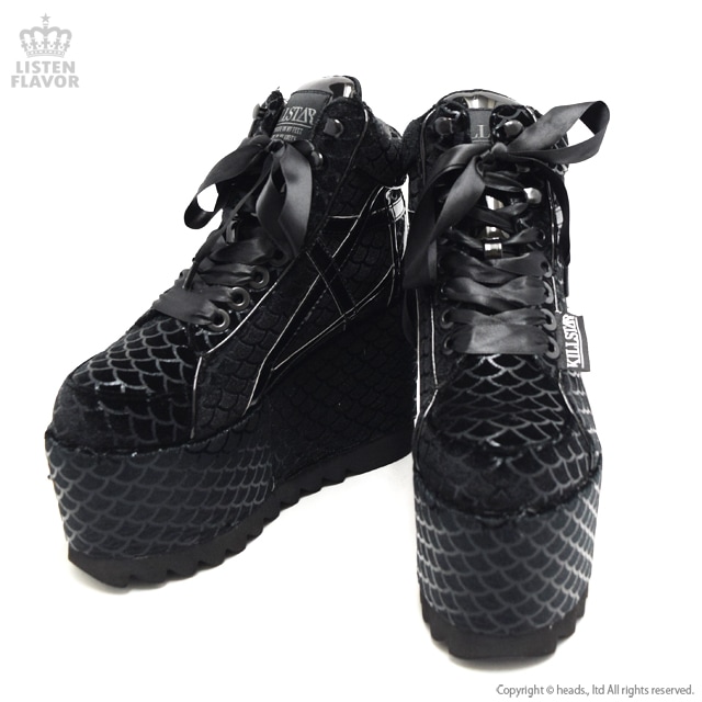 Mermad Platform Trainers マーメイドレースアップ厚底ブーツ Killstar キルスター Listen Flavor リッスンフレーバー 公式通販サイト ロック パンク ゆめかわの原宿発ファッション Mermad Platform Trainers マーメイドレースアップ厚底ブーツ Killstar キルスター Listen Flavor リッスンフレーバー 公式通販サイト ロック パンク ゆめかわの原宿発ファッション