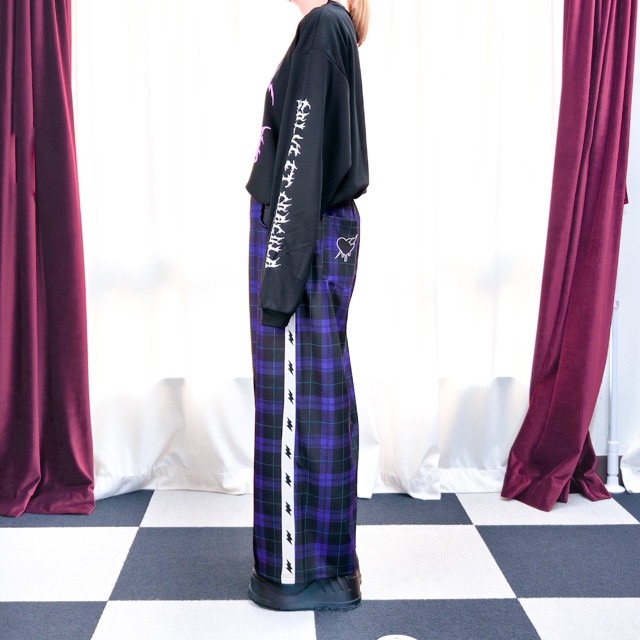 LISTEN FLAVORåե졼Сʥޤä å㡼ѥġPURPLE CHECK