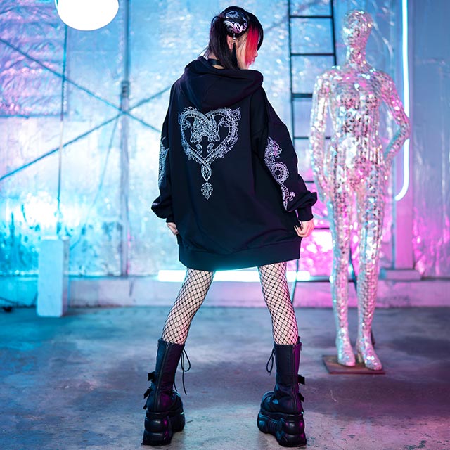 LISTEN FLAVOR����å���ե졼�С����ɥ饴��ϡ��ȥ��㥤�ʥѡ�������BLACK��NEON GREEN��