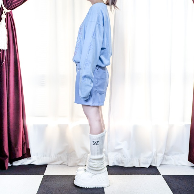 ハーネスガーターベルト付ショートパンツ 【BLACK】｜LISTEN