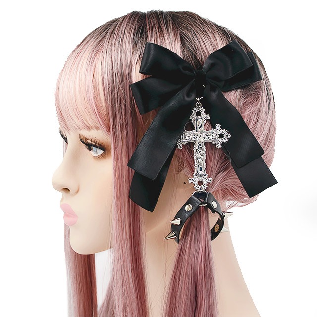 ツインテールハーネス 【十字架/BLACK】 ／ melonDOLL-魔法少女