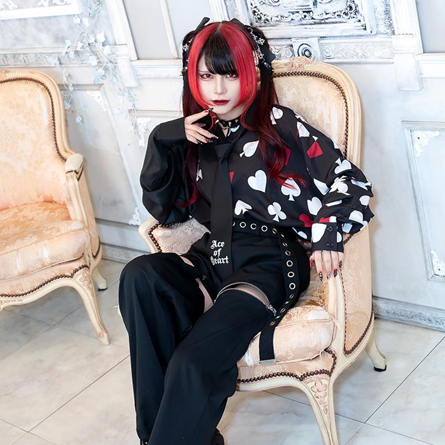 ツインテールハーネス 【十字架/BLACK】 ／ melonDOLL-魔法少女