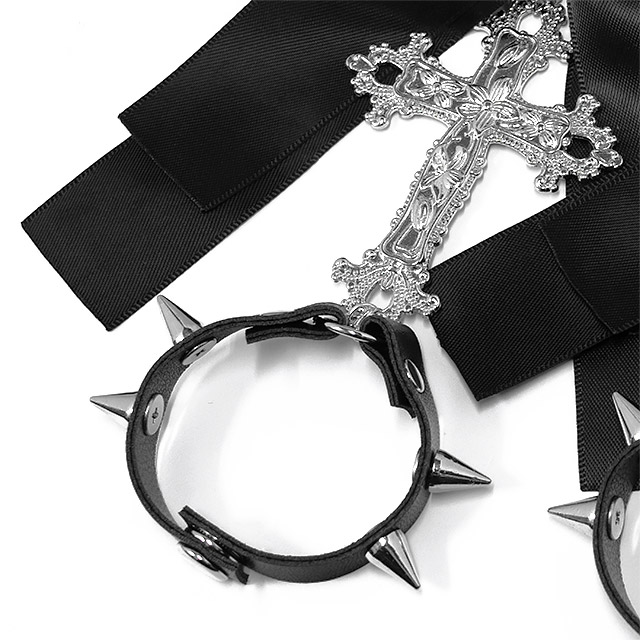 ツインテールハーネス 【十字架/BLACK】 ／ melonDOLL-魔法少女