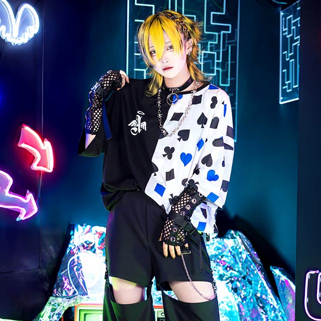 LISTEN FLAVOR セパレートジップ2WAYワイドパンツ セパレートジップ2WAYベルトパンツ【BLACK】｜LISTEN FLAVOR