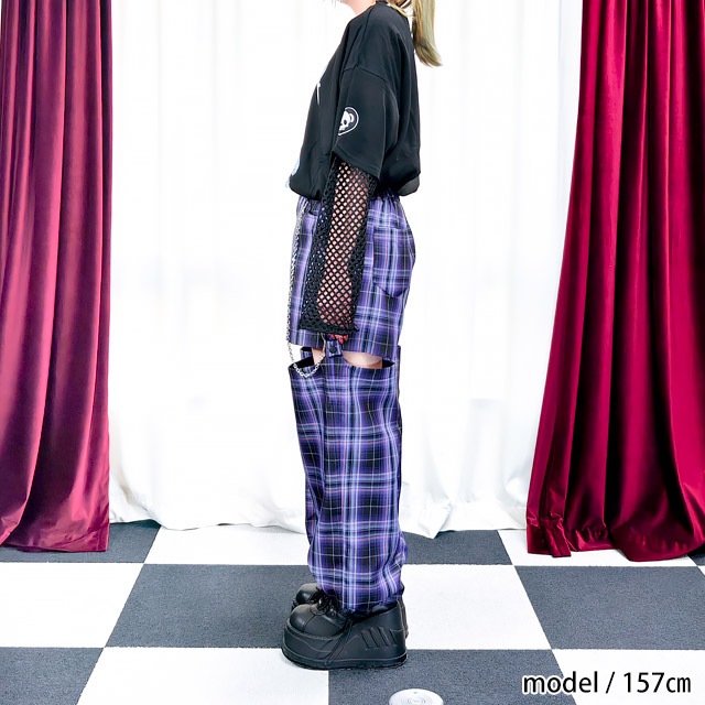 LISTEN FLAVORåե졼Сΰ2WAYѥġPURPLE CHECK