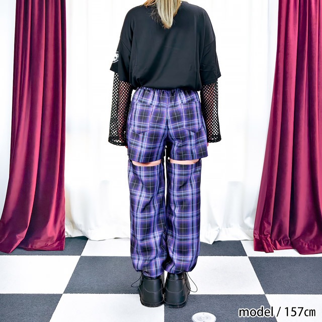 LISTEN FLAVORåե졼Сΰ2WAYѥġPURPLE CHECK