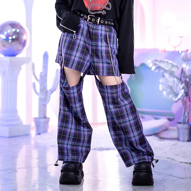 LISTEN FLAVORåե졼Сΰ2WAYѥġPURPLE CHECK