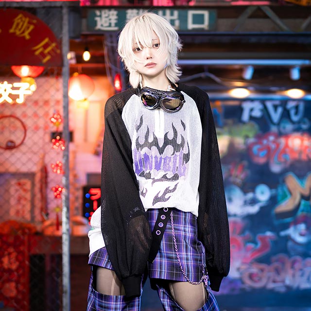 LISTEN FLAVORåե졼Сΰ2WAYѥġPURPLE CHECK