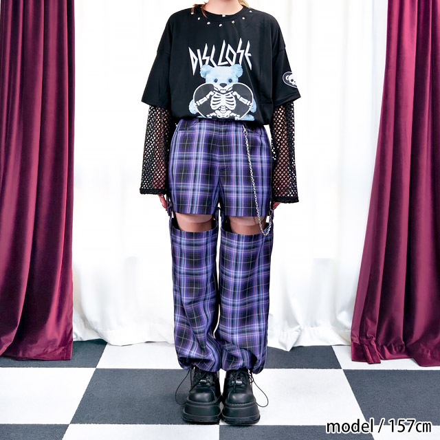 LISTEN FLAVORåե졼Сΰ2WAYѥġPURPLE CHECK