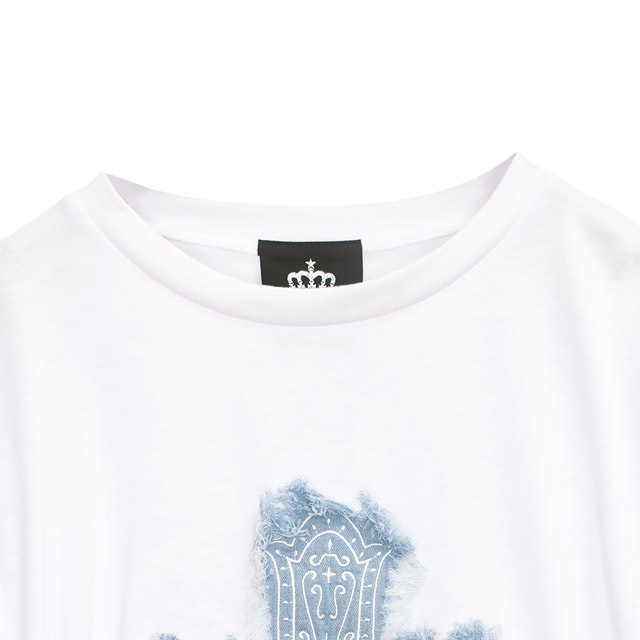 LISTEN FLAVOR����å���ե졼�С���������y2k���㡼��󥰥ȥåץ���WHITE��